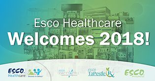 Esco Healthcare Welcomes 2018!